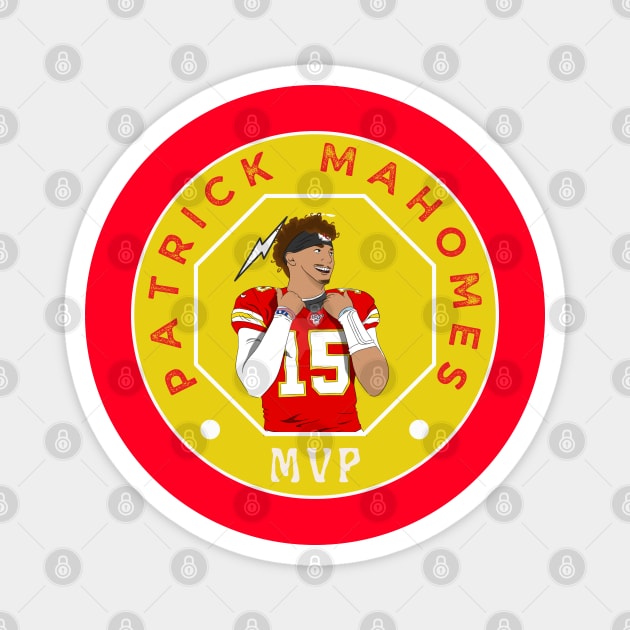 PATRICK MAHOMES MVP CHIEFS KANSAS CITY Magnet by Lolane